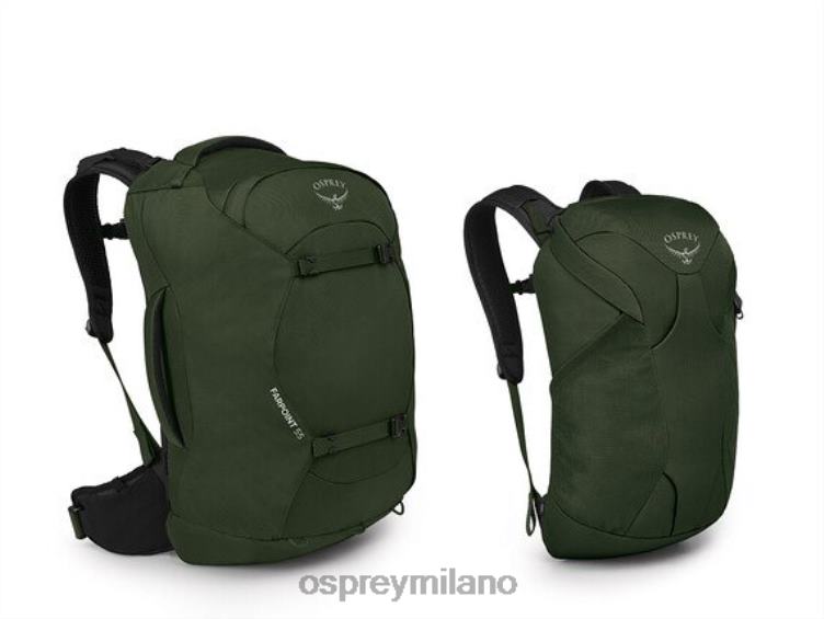 verde gopher pacchetto da viaggio farpoint 55 pacchetto da viaggio Osprey uomini J82N2514 pacco bagagli