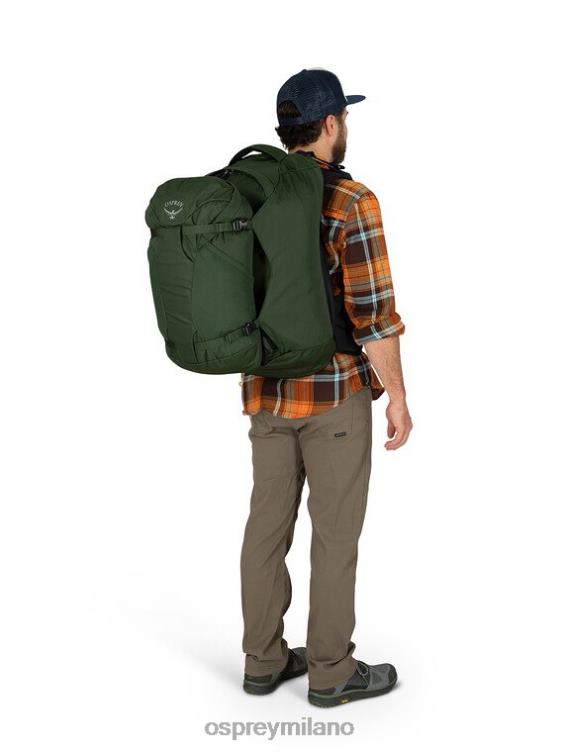 verde gopher pacchetto da viaggio farpoint 55 pacchetto da viaggio Osprey uomini J82N2514 pacco bagagli