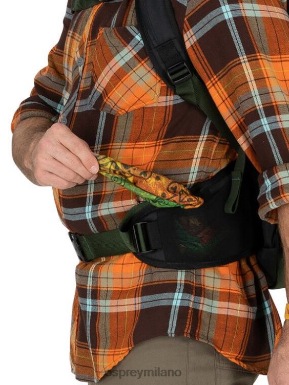 verde gopher pacchetto da viaggio farpoint 55 pacchetto da viaggio Osprey uomini J82N2514 pacco bagagli