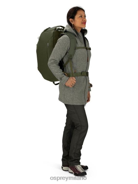 verde paglia di fieno pacchetto da viaggio porter 46 viaggi Osprey unisex J82N2565 borsa