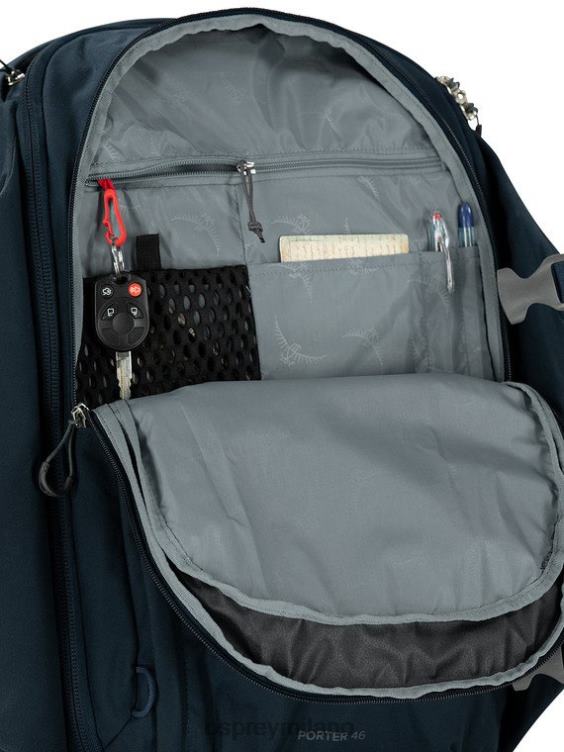 verde paglia di fieno pacchetto da viaggio porter 46 viaggi Osprey unisex J82N2565 borsa