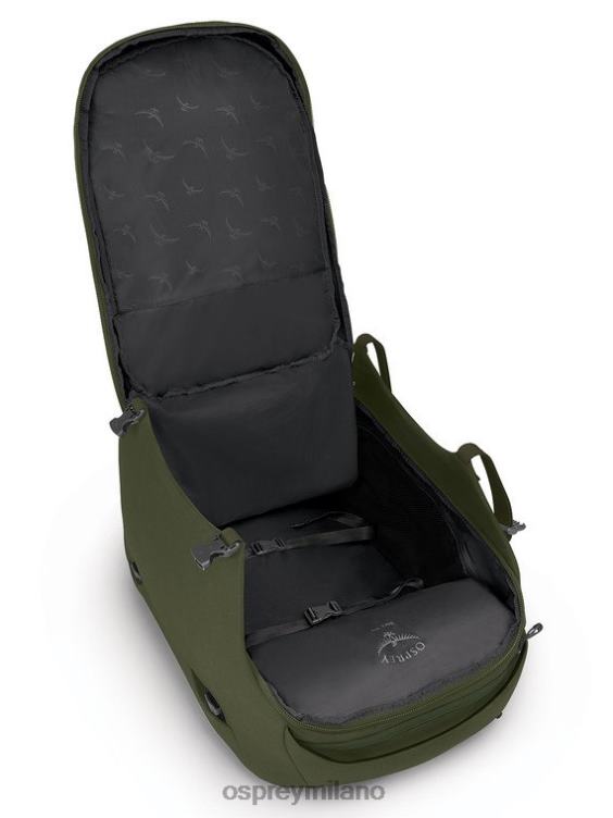 verde paglia di fieno pacchetto da viaggio porter 65 viaggi Osprey unisex J82N2526 pacco bagagli