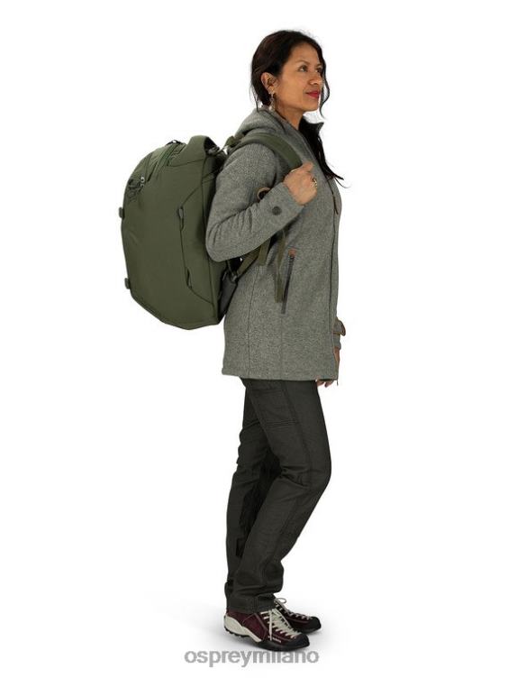 verde paglia di fieno pacchetto da viaggio porter bagaglio a mano 30 viaggi Osprey unisex J82N2547 borsa