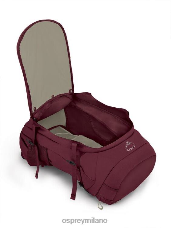 zircone rosso Fairview Trek 70 viaggio | trekking Osprey donne J82N2502 pacco bagagli