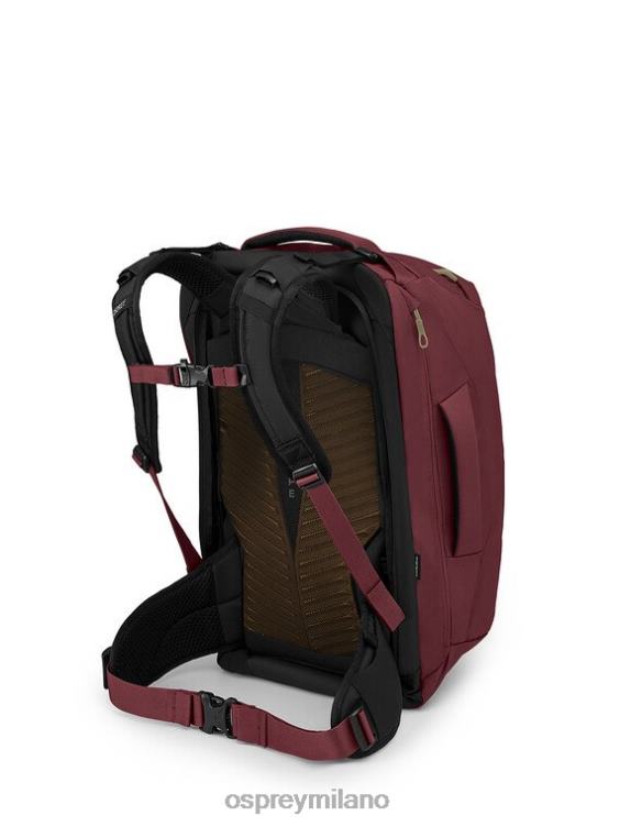 zircone rosso pacchetto da viaggio fairview 40 pacchetto da viaggio Osprey donne J82N2555 borsa