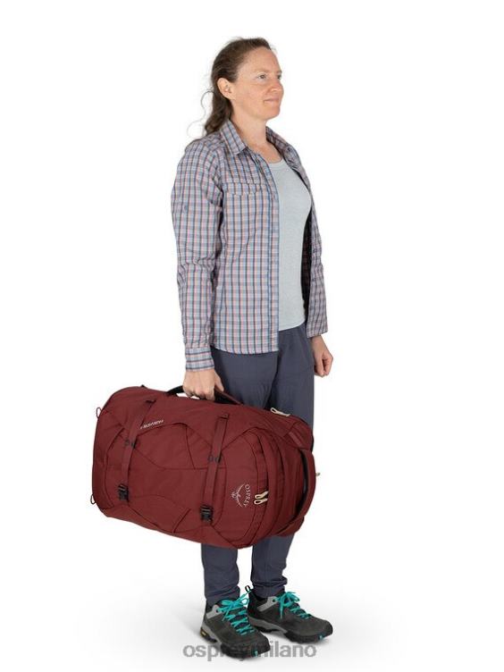 zircone rosso pacchetto da viaggio fairview 40 pacchetto da viaggio Osprey donne J82N2555 borsa