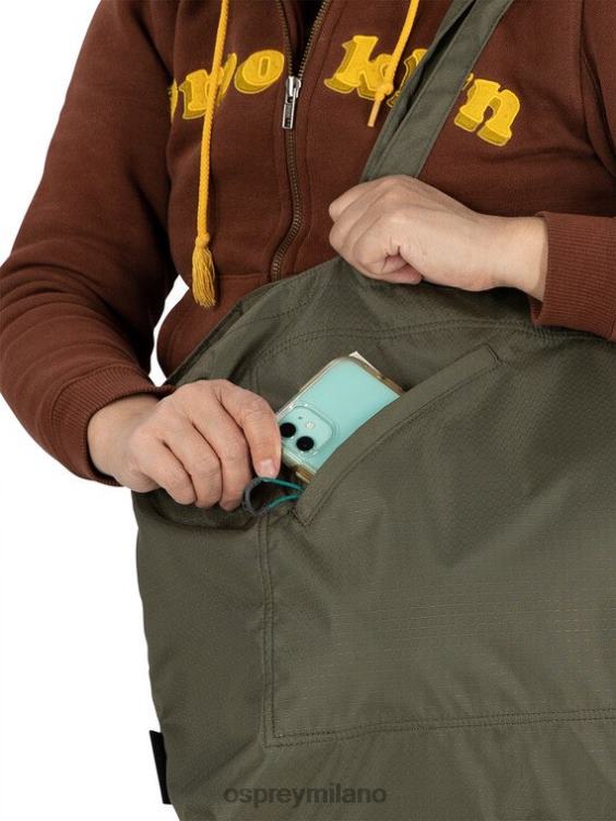 grigio nebbioso resti di uno stile di vita semplice Osprey unisex J82N2638 borsa