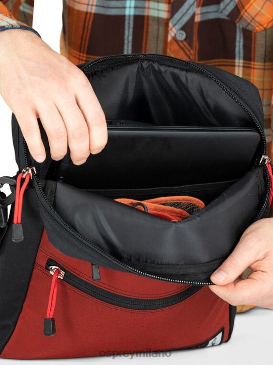 nero musette del patrimonio 13 stile di vita Osprey unisex J82N2636 borsa
