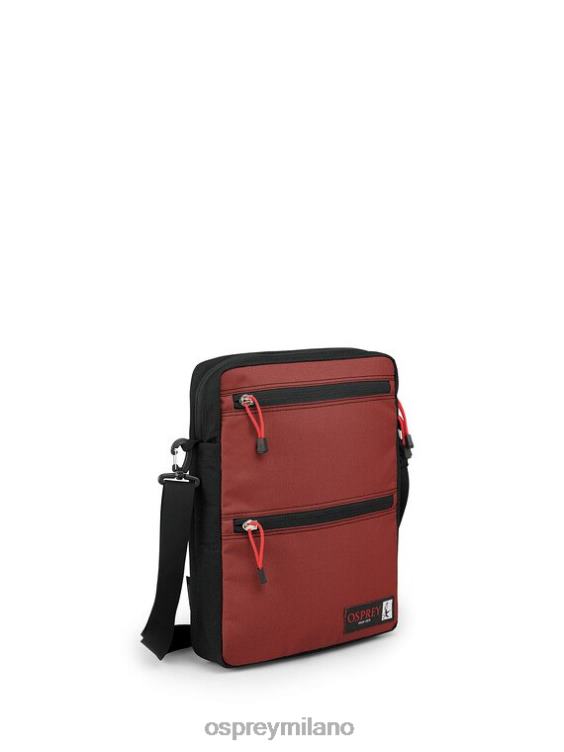 rosso bazan musette del patrimonio 13 stile di vita Osprey unisex J82N2634 borsa