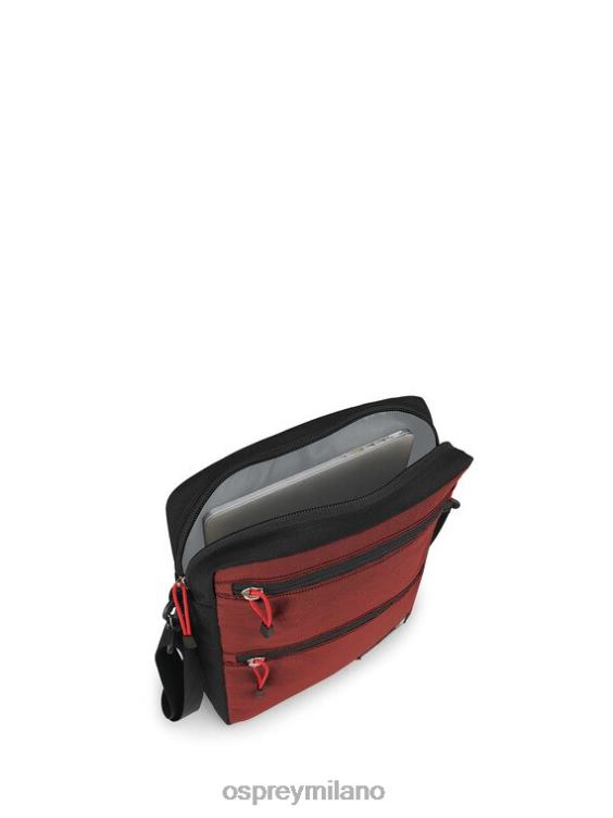 rosso bazan musette del patrimonio 13 stile di vita Osprey unisex J82N2634 borsa