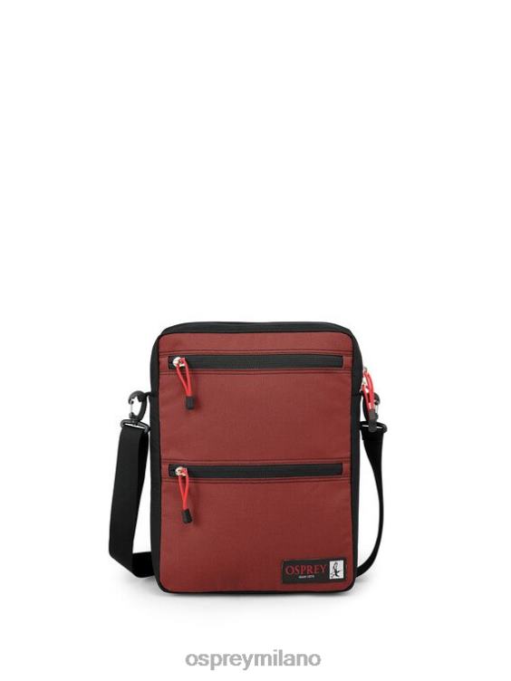 rosso bazan musette del patrimonio 13 stile di vita Osprey unisex J82N2634 borsa