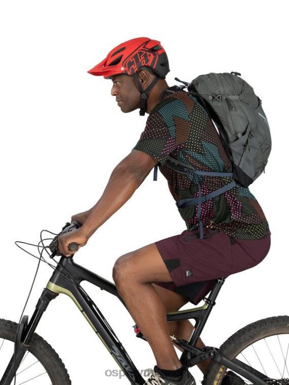 grigio carbone ciclismo sincronizzato 12 Osprey unisex J82N2127 zaino