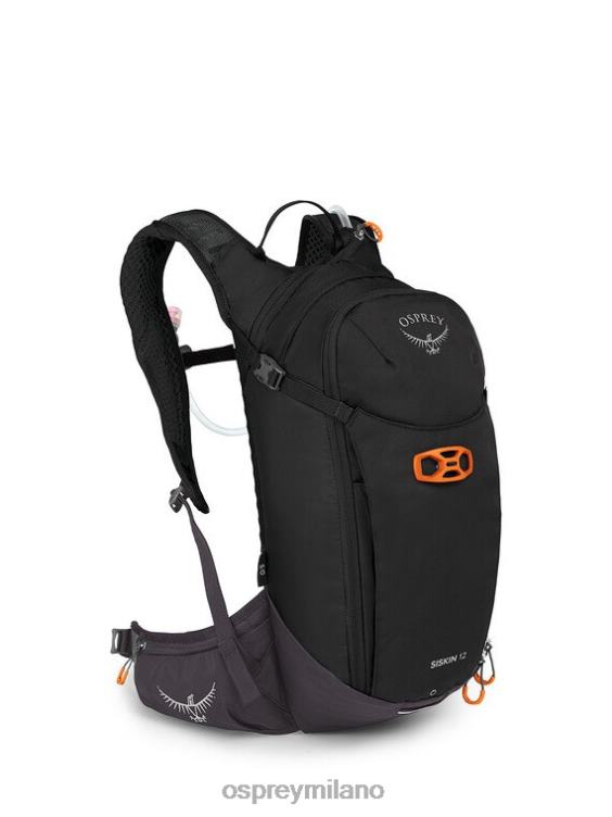nero lucherino 12 in bicicletta Osprey unisex J82N2148 zaino