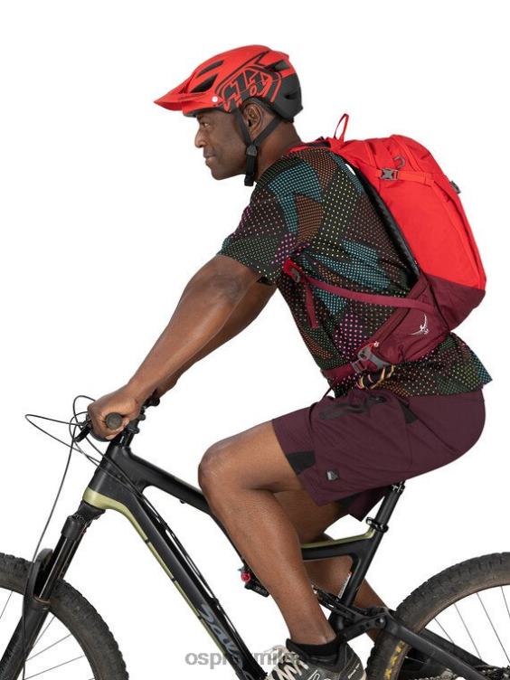 nero lucherino 12 in bicicletta Osprey unisex J82N2148 zaino