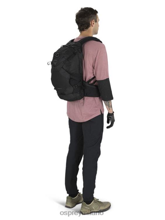 nero raptor pro 18 in bicicletta Osprey unisex J82N2123 zaino