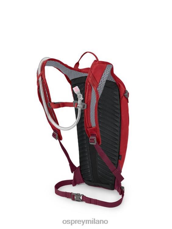 rosso definitivo lucherino 8 in bicicletta Osprey unisex J82N2146 zaino