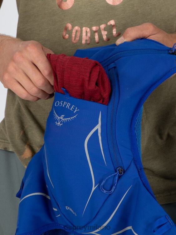 cielo blu duro 6 trail running Osprey uomini J82N2177 zaino
