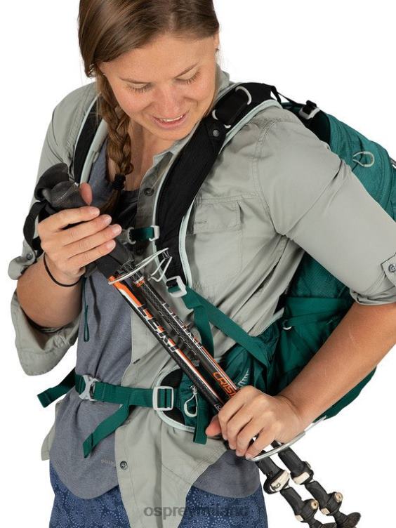 grigio alluminio tempesta 20 giorni di escursioni Osprey donne J82N2335 zaino