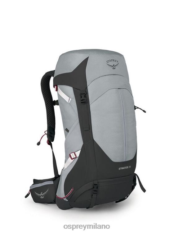 grigio fumo stratos 36 zaino in spalla leggero | escursioni giornaliere Osprey unisex J82N2275 zaino