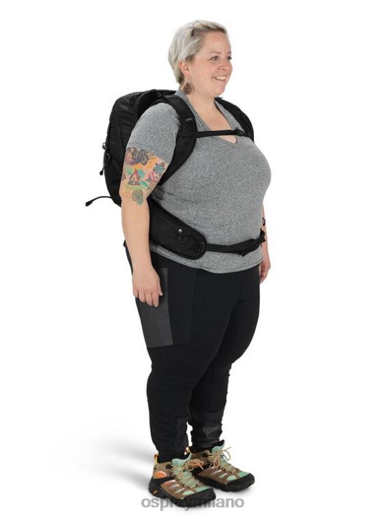 nero invisibile Tempest 20 escursionismo in forma estesa Osprey unisex J82N2338 zaino