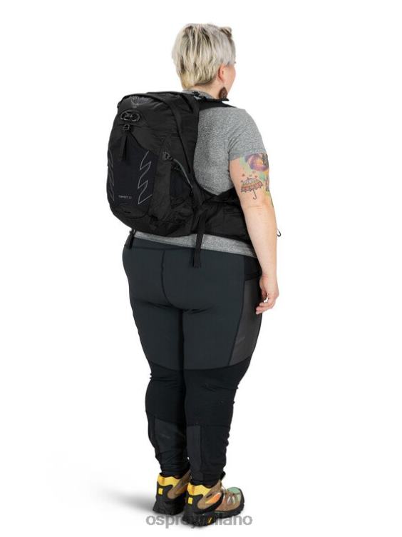nero invisibile Tempest 20 escursionismo in forma estesa Osprey unisex J82N2338 zaino