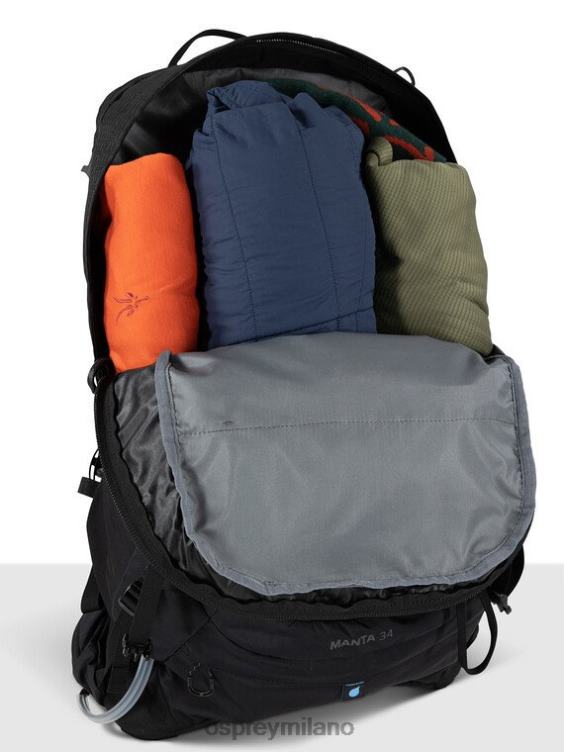 nero manta 34 escursionismo Osprey unisex J82N2217 zaino