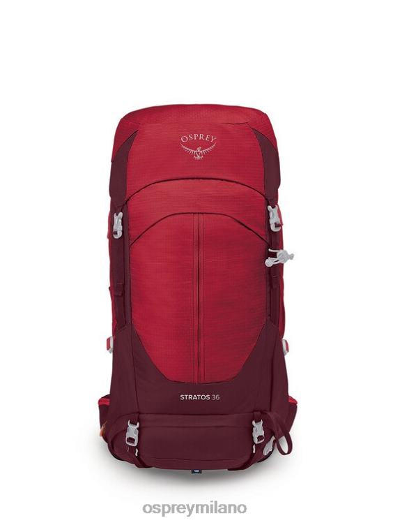 stella di Natale rossa stratos 36 zaino in spalla leggero | escursioni giornaliere Osprey unisex J82N2276 zaino