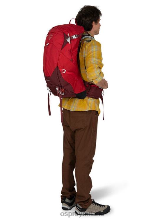 stella di Natale rossa stratos escursione di 34 giorni Osprey unisex J82N2283 zaino