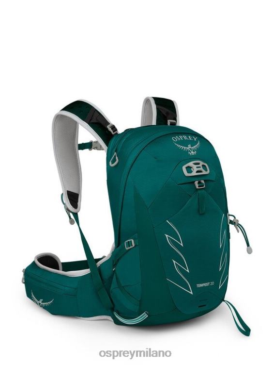verde diaspro Tempest 20 escursionismo in forma estesa Osprey unisex J82N2339 zaino
