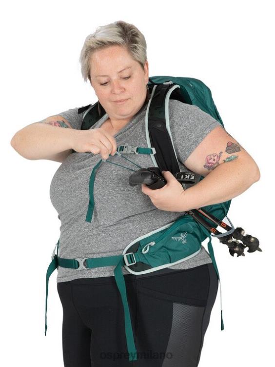 verde diaspro Tempest 20 escursionismo in forma estesa Osprey unisex J82N2339 zaino