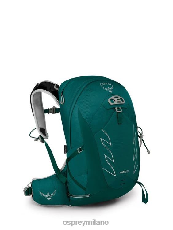 verde diaspro tempesta 20 giorni di escursioni Osprey donne J82N2336 zaino