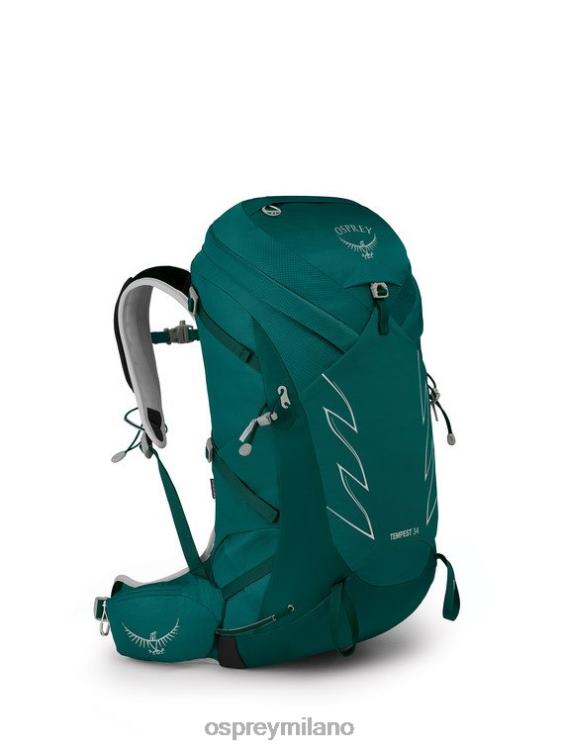 verde diaspro tempesta 34 zaino in spalla leggero | escursionismo | multisport Osprey donne J82N2350 zaino