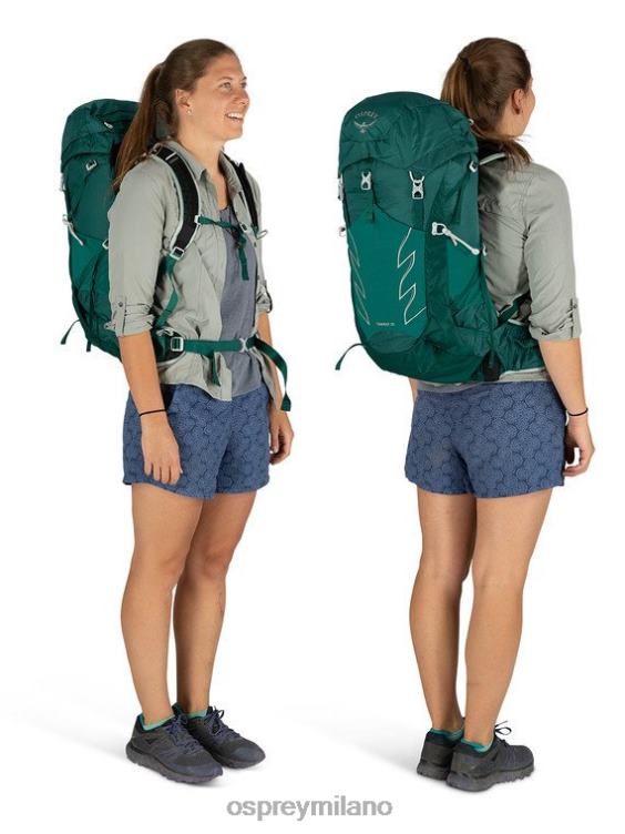 verde diaspro tempesta di escursioni di 30 giorni Osprey donne J82N2347 zaino