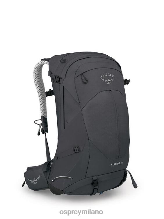 visione a tunnel grigia stratos escursione di 34 giorni Osprey unisex J82N2281 zaino