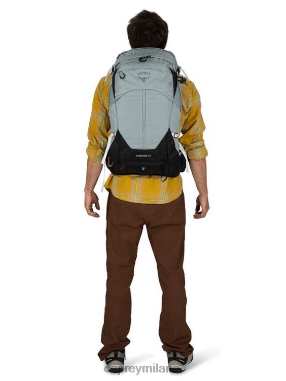 visione a tunnel grigia stratos escursioni di 24 giorni Osprey unisex J82N2270 zaino