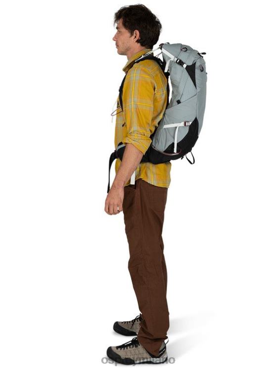 visione a tunnel grigia stratos escursioni di 24 giorni Osprey unisex J82N2270 zaino