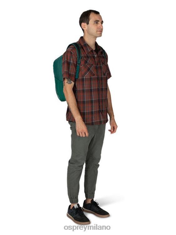 grigio vulcanico resti dello stile di vita del pacchetto studentesco Osprey unisex J82N2490 zaino