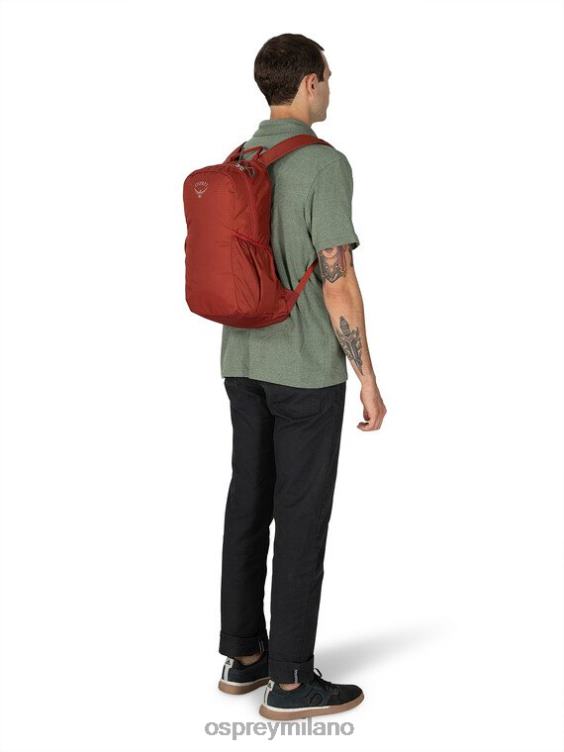 rosso diaspro resti di uno stile di vita da zaino ripiegabile Osprey unisex J82N2488 zaino