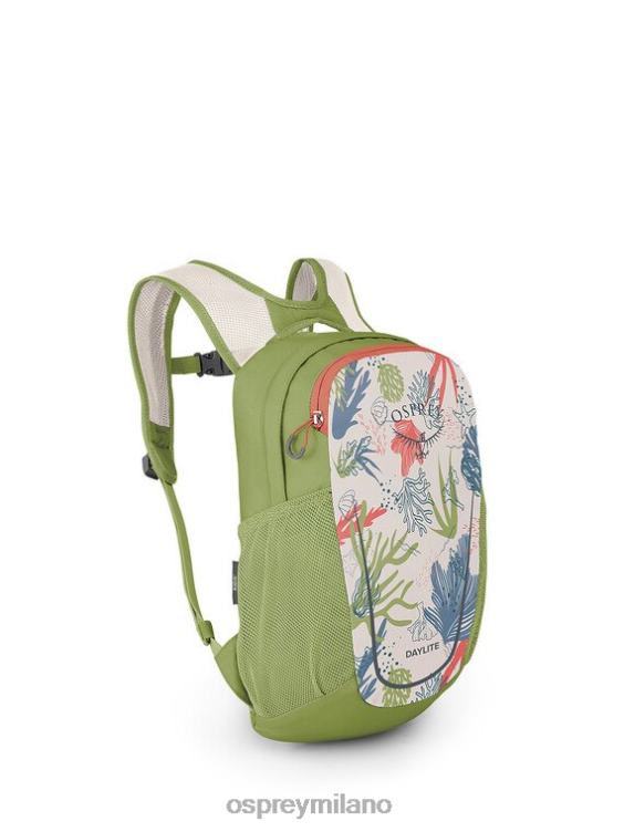 stampa vita corallina verde daylite tutti i giorni (4-12 anni) Osprey bambini J82N2362 zaino