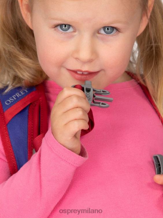 stampa vita corallina verde daylite tutti i giorni (4-12 anni) Osprey bambini J82N2362 zaino