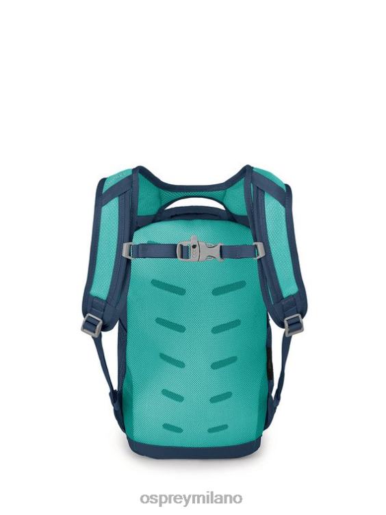 stampa vita corallina verde daylite tutti i giorni (4-12 anni) Osprey bambini J82N2362 zaino