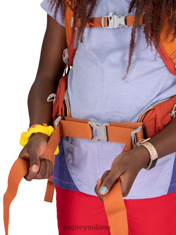 tramonto arancione asso 50 zaino in spalla (8-14 anni) Osprey bambini J82N2486 zaino