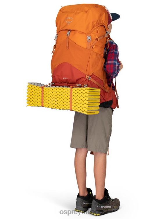 tramonto arancione asso 50 zaino in spalla (8-14 anni) Osprey bambini J82N2486 zaino