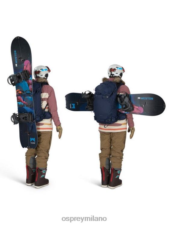 blu notte invernale kresta 30 sci alpinismo/snowboard Osprey unisex J82N2464 zaino