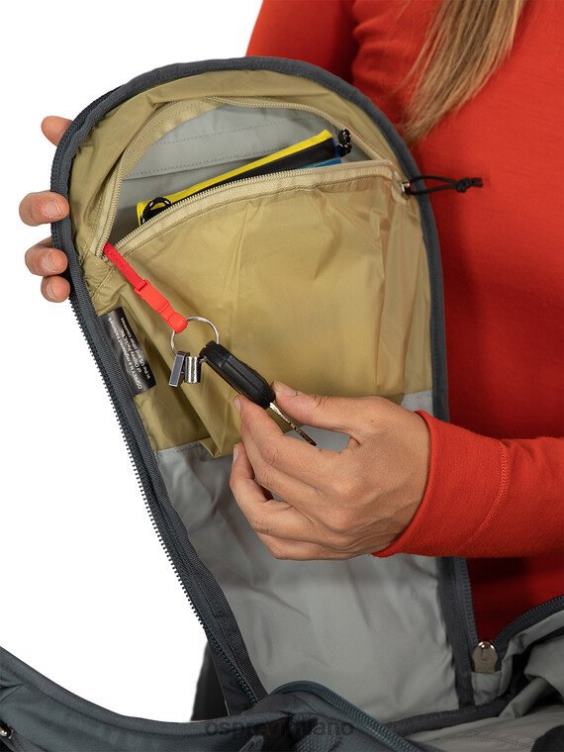 grigio tungsteno sopris 30 sci e snowboard | turismo leggero Osprey donne J82N2456 zaino