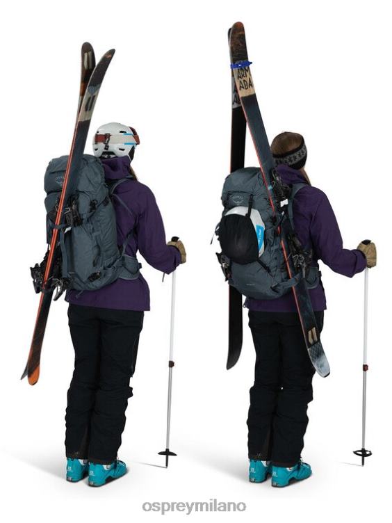 grigio tungsteno sopris 40 sci alpinismo/snowboard | turismo leggero Osprey unisex J82N2458 zaino