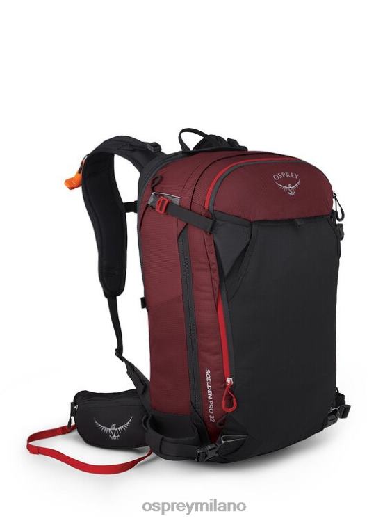 montagna rossa soelden pro 32 sci alpinismo/snowboard Osprey uomini J82N2466 zaino