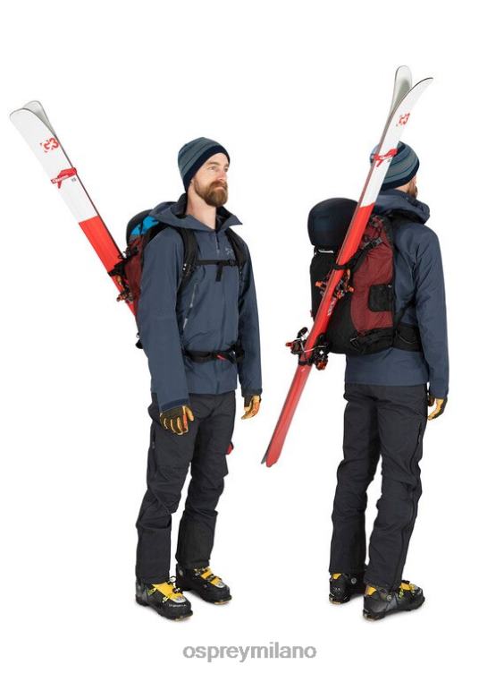 montagna rossa soelden pro 32 sci alpinismo/snowboard Osprey uomini J82N2466 zaino