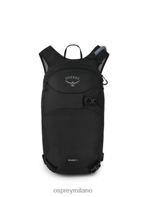 nero radura 12 sci/snowboard servito da impianti di risalita Osprey unisex J82N2460 zaino