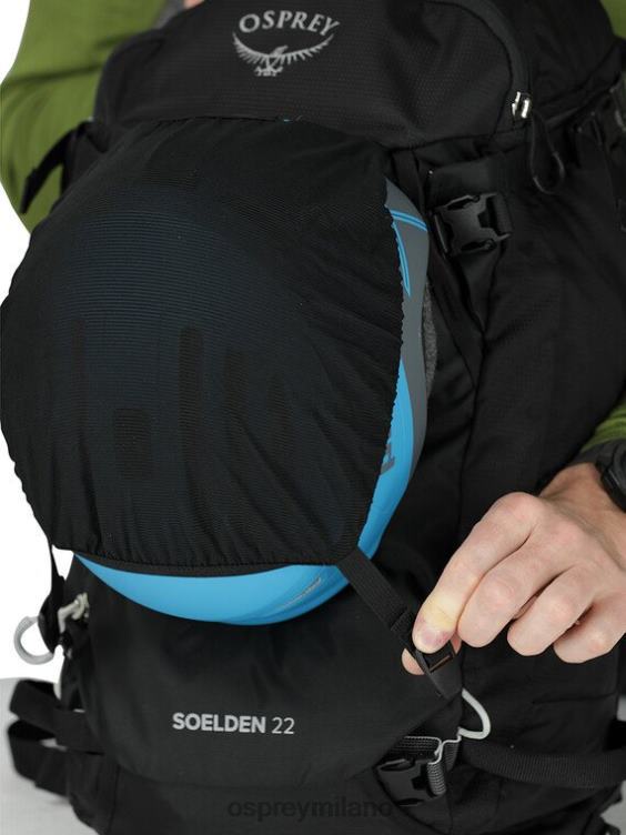 nero soelden 22 sci fuoripista e snowboard | turismo leggero Osprey uomini J82N2447 zaino
